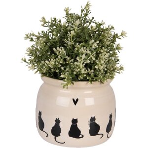 Декоративный горшок для цветов Clayre & Eef Ø 16x13 см