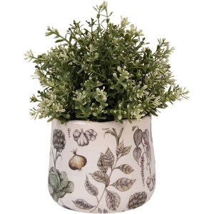 Кашпо Clayre & Eef 6CETKG0001S Бежевый Ø14x12...