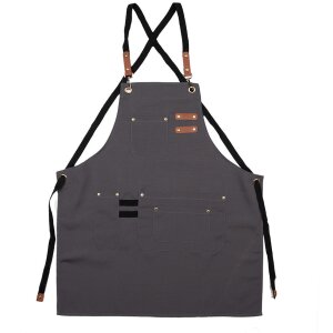 Фартук Clayre & Eef Серый 75x66 см