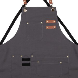 Фартук Clayre & Eef Серый 75x66 см