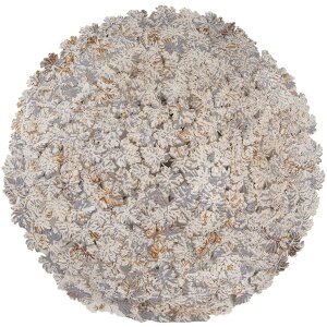 Clayre & Eef Wandlampe Ø62 cm Grau Weiß...