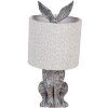 Clayre & Eef Настольная лампа Заяц полирезин 20x43 см