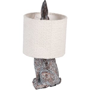 Clayre & Eef Настольная лампа Заяц E27 20x43 см...