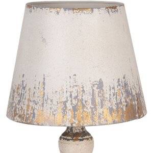 Clayre & Eef Tischlampe E27 Ø 32x47 cm Antik-Look