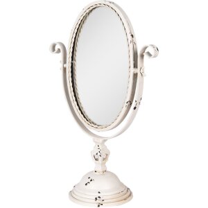 Clayre & Eef 62S330 Tischspiegel Beige Braun 34x16x50...