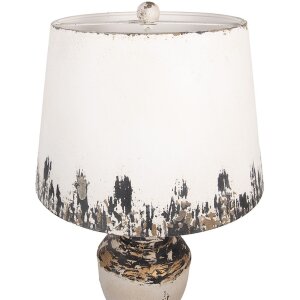 Clayre & Eef 6LMC0110 Настольная лампа бежевая 32x60...