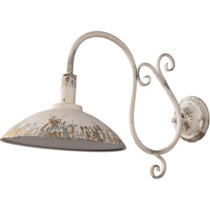 Clayre & Eef 6LMP800 Wandlampe Beige Grau Rost Eisen...