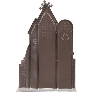 Clayre & Eef Набор рождественских домиков из металла 30x8x46 см