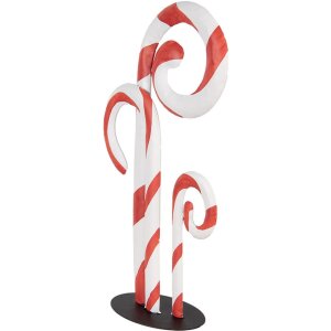 Clayre & Eef 6Y5864 Рождественские леденцы белые и красные 24x11x46 см