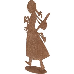 Clayre & Eef Декоративная фигура Ребенок из металла 21x10x43 см