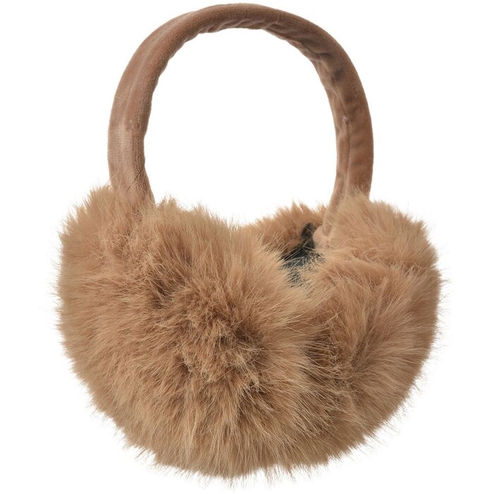 Juleeze JZEW0009BE Утепленные наушники коричневые пушистые