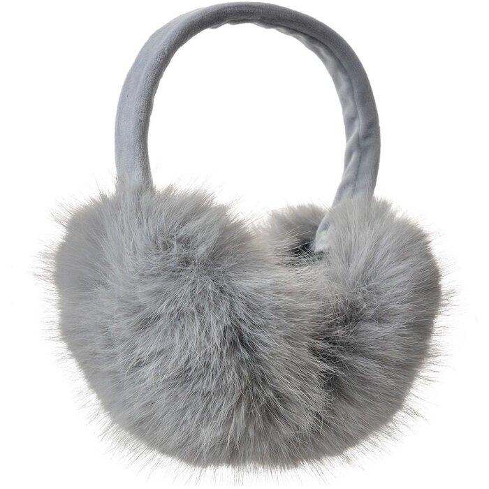 Juleeze JZEW0009G Утепляющие наушники серые с искусственным мехом