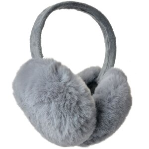 Juleeze JZEW0016G Утепленные наушники серые пушистые