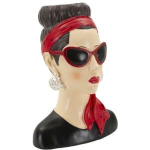 Mauro Ferretti Vase Frau Hollywood 21x16x27 cm mehfarbig