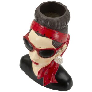 Mauro Ferretti Vase Frau Hollywood 21x16x27 cm mehfarbig