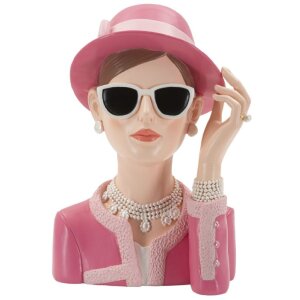 Mauro Ferretti Figur Pariserin 18x11x26 cm rosa