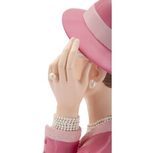 Фигура Парижанка Mauro Ferretti 18x11x26 см розовая