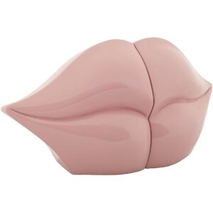 Mauro Ferretti Buchstütze Mund 27x9x13 cm rosa