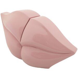 Mauro Ferretti Buchstütze Mund 27x9x13 cm rosa