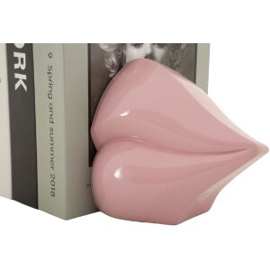 Mauro Ferretti Buchstütze Mund 27x9x13 cm rosa