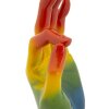 Mauro Ferretti Dekofigur Regenbogenhand OK 16x10,5x36 cm mehfarbig