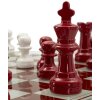 Mauro Ferretti Schachspiel Rot Weiß 61x61x14 cm Polyresin Glas