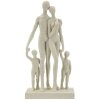 Mauro Ferretti Stons Figurine Familie 16x8x30,5 cm creme