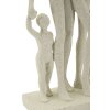 Mauro Ferretti Stons Figurine Familie 16x8x30,5 cm creme