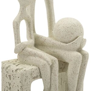 Статуэтка Mauro Ferretti Stons Материнство 10x7,5x26 см кремовая