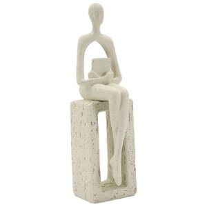 Mauro Ferretti Stons Figurine creme 8.5x6.5x24 cm...