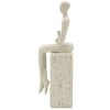 Mauro Ferretti Stons Статуэтка "Одиночная" кремовая 8,5x6,5x24 см