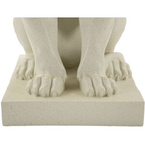 Скульптура Льва Stons от Mauro Ferretti 17,5x25x40 см кремовая