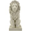 Скульптура Льва Stons от Mauro Ferretti 17,5x25x40 см кремовая
