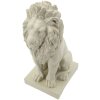 Скульптура Льва Stons от Mauro Ferretti 17,5x25x40 см кремовая