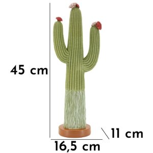 Mauro Ferretti Декоративная фигура Кактус Stons 16,5x11x45 см зеленый