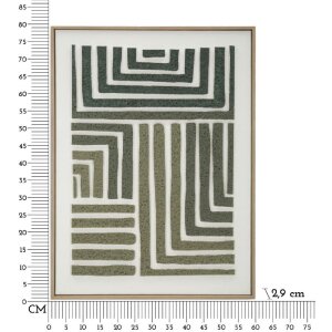 Mauro Ferretti 3D-Gemälde auf Leinwand mit Rahmen 60x2,9x80 cm