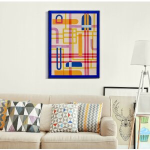 Mauro Ferretti Modis Wandbild mit Rahmen 60x3,3x80 cm