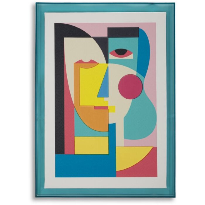 Mauro Ferretti Wandbild Picassy mit Rahmen 50x3,3x70 cm