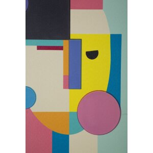 Mauro Ferretti Wandbild Picassy mit Rahmen 50x3,3x70 cm