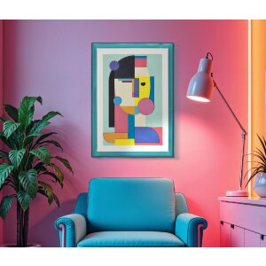 Mauro Ferretti Wandbild Picassy mit Rahmen 50x3,3x70 cm