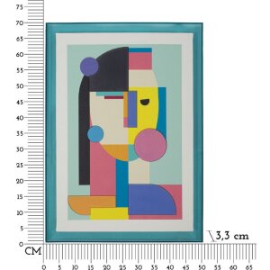 Mauro Ferretti Wandbild Picassy mit Rahmen 50x3,3x70 cm