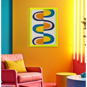 Mauro Ferretti Настенное панно Pop Art с рамой 50x70 см