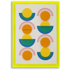 Mauro Ferretti Wandbild Pop Art mit Rahmen 50x3,3x70 cm