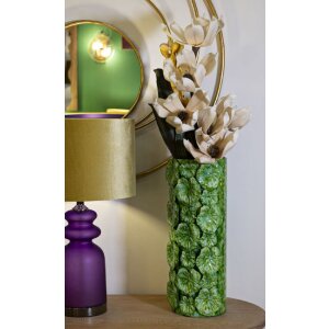 Mauro Ferretti Ваза Drop 18x17,5x46 см Зеленая
