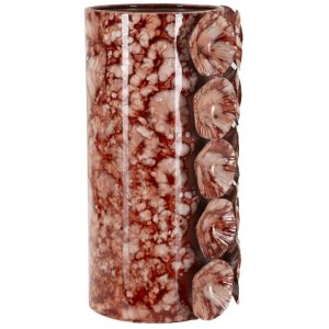 Mauro Ferretti Ваза Drop красная 12,5x12,5x24 см