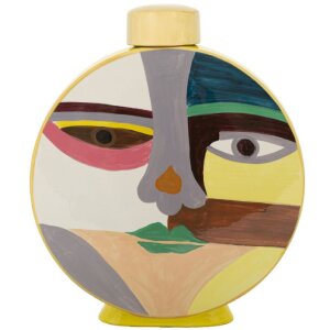 Mauro Ferretti Vase Piccassy Farbe rund 28x9x33 cm