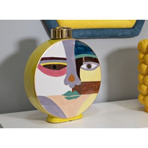 Mauro Ferretti Vase Piccassy Farbe rund 28x9x33 cm