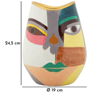 Ваза Mauro Ferretti Piccassy Цветная Ø19x24,5 см