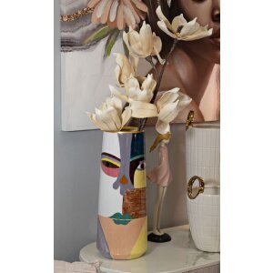 Mauro Ferretti Vase Piccassy Farbe hoch Ø15x40 cm