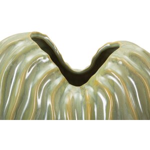 Ваза Mauro Ferretti Венеция 22x10x39 см Зеленая